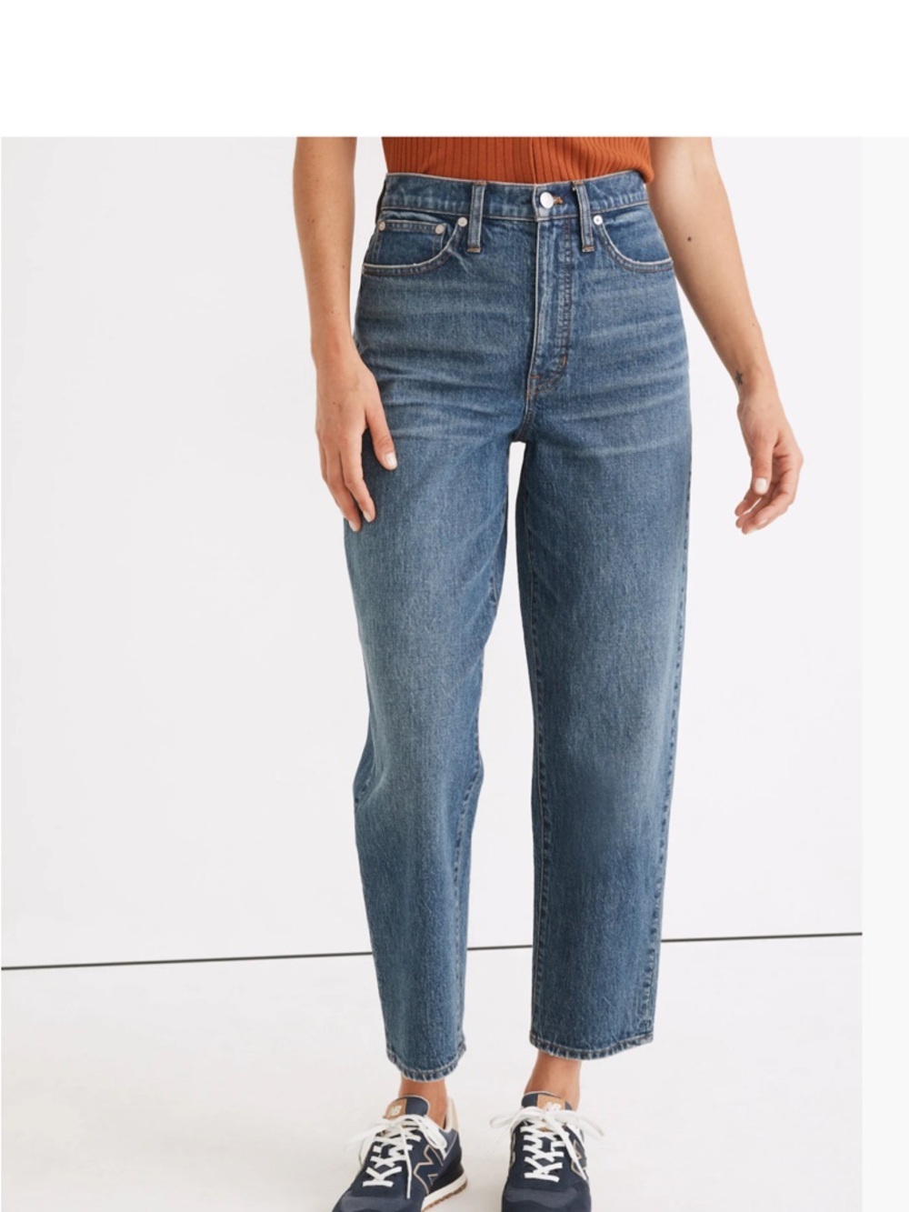 Madewell Balloon Jeans in Corson Wash